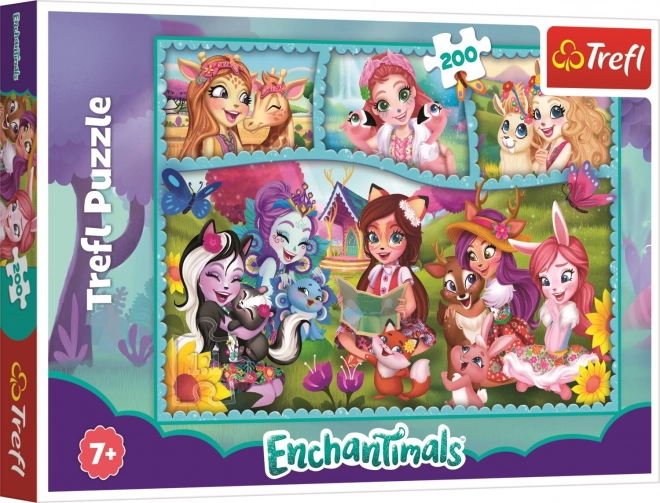 TREFL Puzzle Enchantimals 200 dílků