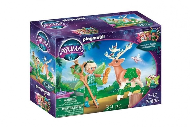 Ayuma 70806 Sada figurek lesní víly s tajemným zvířetem