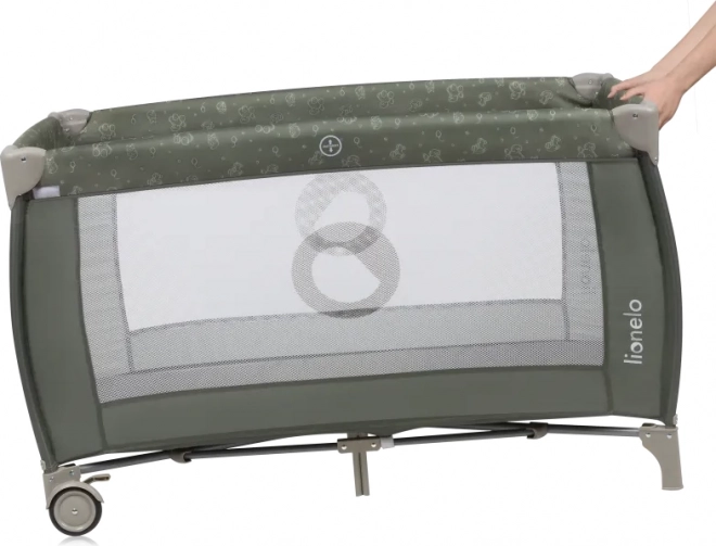 Cestovní postýlka Lionelo Sven Plus Beige Olive
