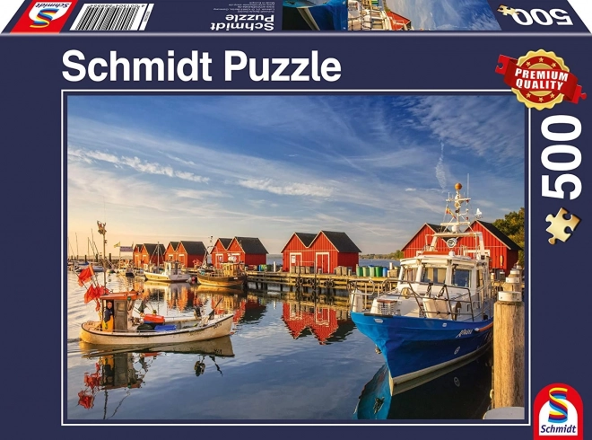 Puzzle Přístav Weisse Wiek Německo 500 dílků