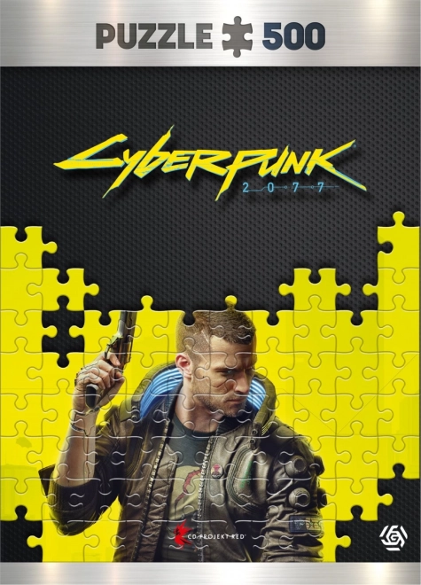 GOOD LOOT Puzzle Cyberpunk 2077 - Keyart male V (muž) 500 dílků