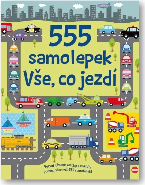 Svojtka & Co. 555 samolepek - Vše, co jezdí