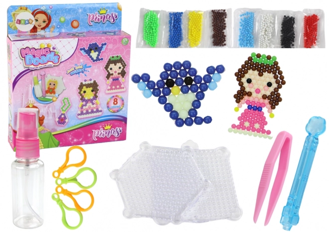 Sada vodních korálků DIY Magic Beads 8 barev Princesses