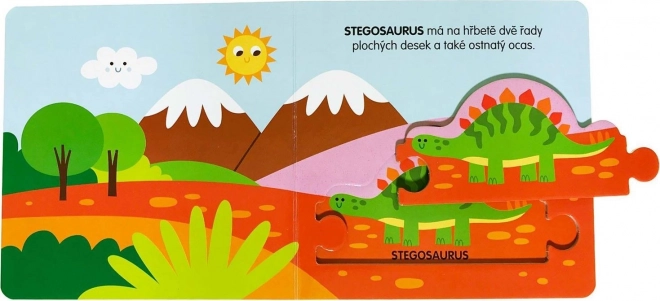 Svojtka & Co. Knížka s puzzle: Dinosauři