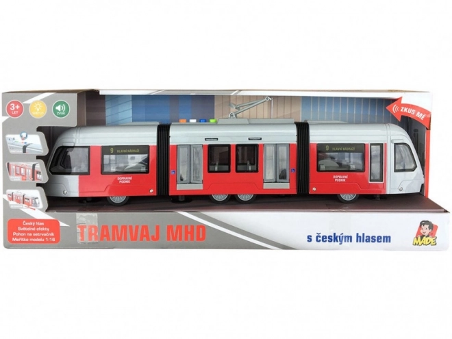 Tramvaj s reálným hlášením