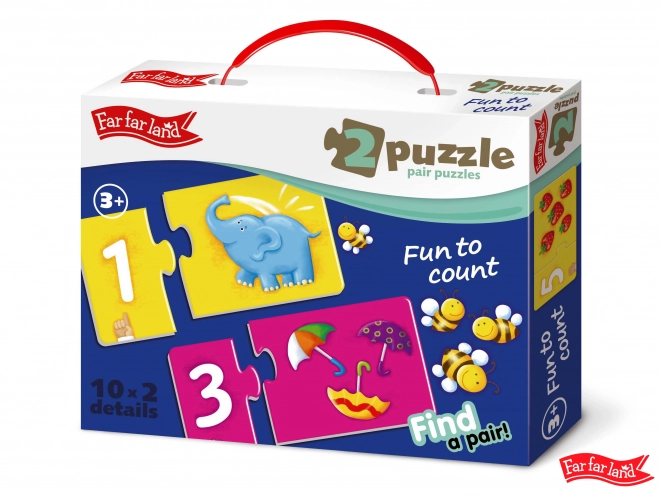 Puzzle párovací Far Far Land - 10 obrázků