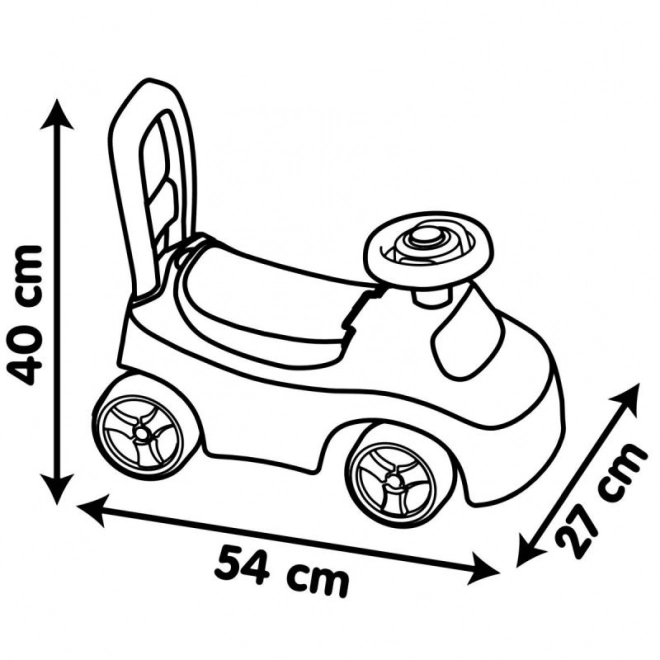 Smoby Odrážedlo Auto Růžové