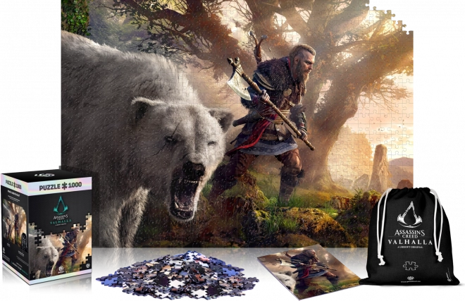 GOOD LOOT Puzzle Assassin's Creed Valhalla - Eivor & Polar Bear 1000 dílků