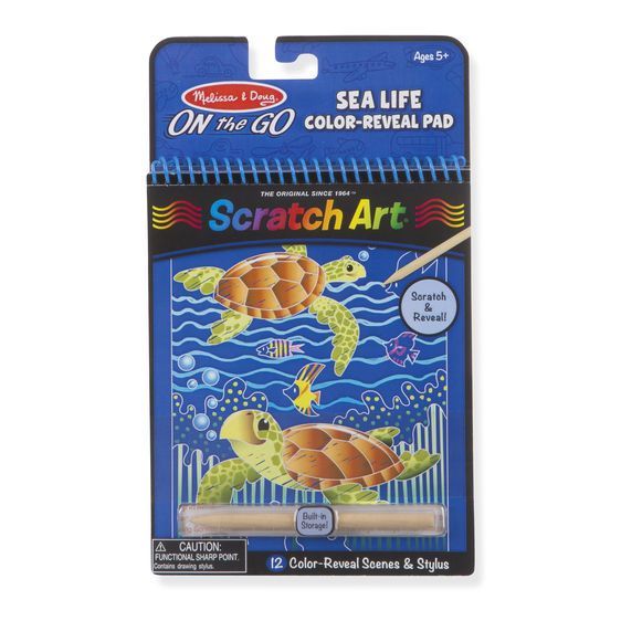 Scratch-off mořský život