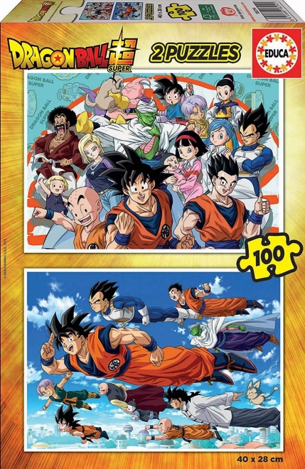 Puzzle Dragon Ball Super 2x100 dílků