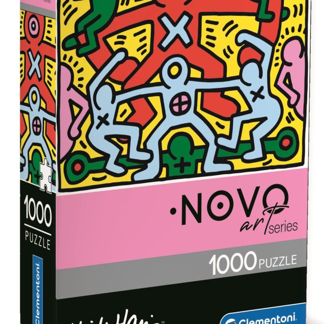 CLEMENTONI Puzzle Novo Art Series: Keith Haring 1000 dílků