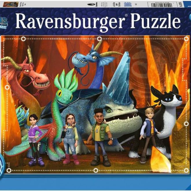 RAVENSBURGER Puzzle Jak vycvičit draka: The Nine Realms XXL 100 dílků