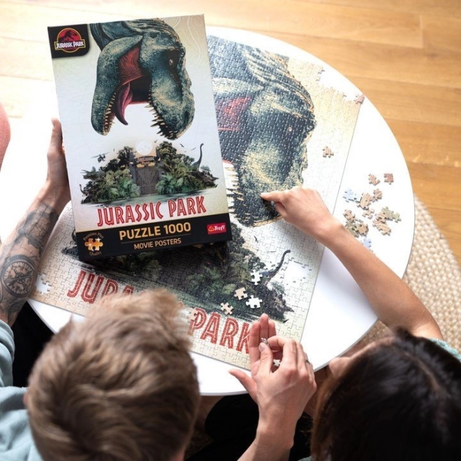 TREFL Puzzle Premium Plus Jurassic Park: Filmový plakát 1000 dílků