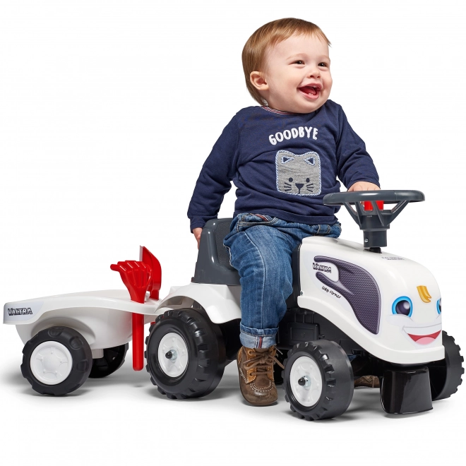 Dětský traktor Valtra s vlečkou a příslušenstvím