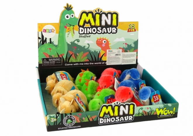 Mini plyšové zvíře Dinosaurus 4 druhy