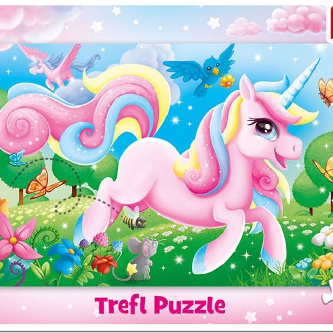 TREFL Puzzle Magický svět jednorožců 15 dílků