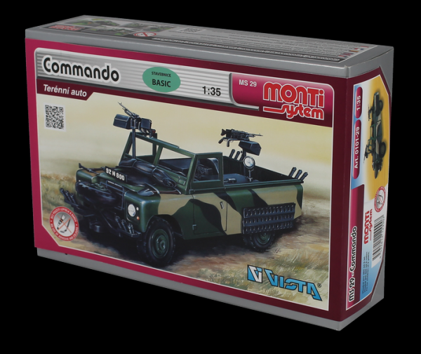 Stavebnice - Terénní auto Commando Land Rover