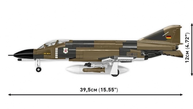 Stavebnice Luftwaffe Phantom II s 676 dílky