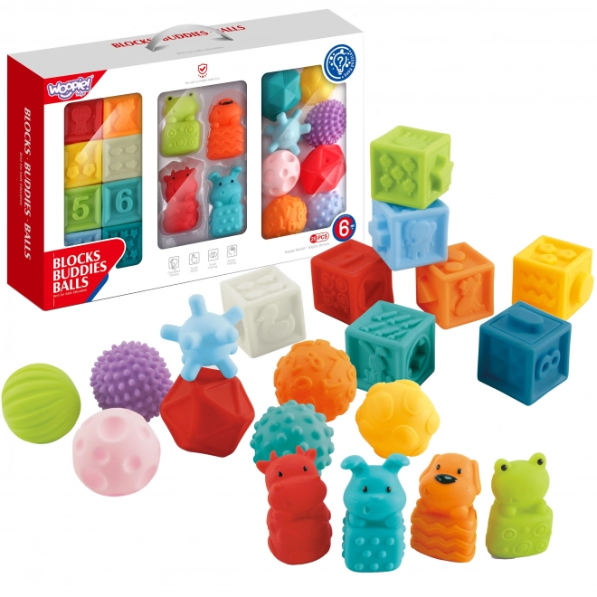 Woopie baby smyslové puzzle