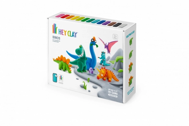 Plastová hmota Hey Clay set Dinosauři