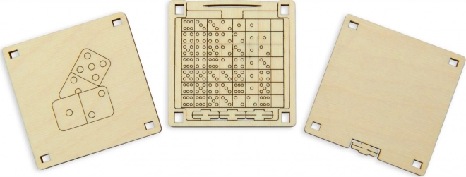 WOODEN CITY 3D puzzle hra mini Domino