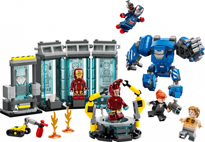 LEGO Marvel Iron Man a jeho laboratoř