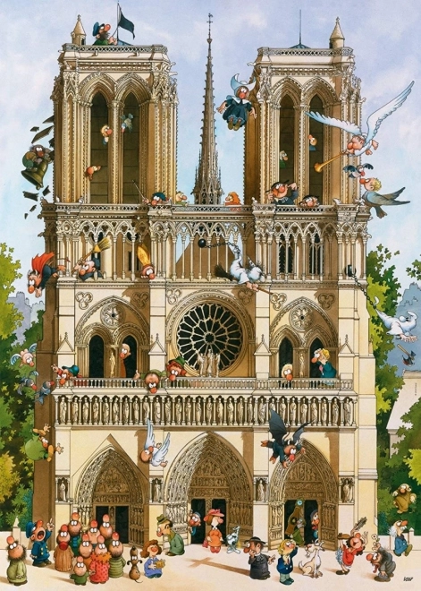 Puzzle 1000 prvků Viva Notre Dame