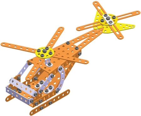 Merkur Kitty Hawk, 900 dílů, 100 modelů