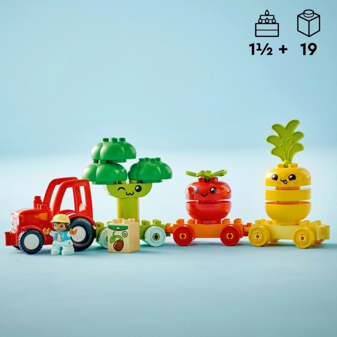 LEGO DUPLO 10982 Traktor s ovocem a zeleninou