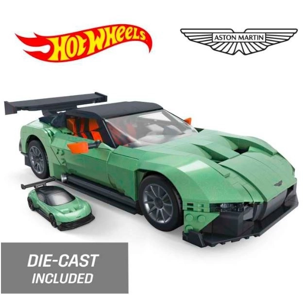 MEGA Hot Wheels Aston Martin Vulcan sběratelská stavebnice