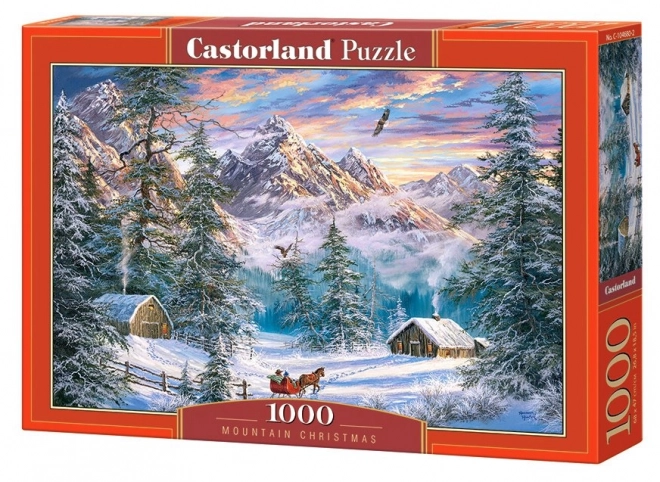 Puzzle 1000 dílků Zima v horách