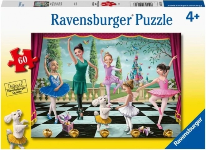 Ravensburger puzzle Baletní zkouška 60 dílků