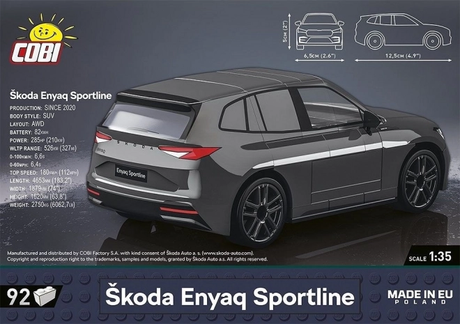 Škoda Enyaq Sportline 102 polštářky