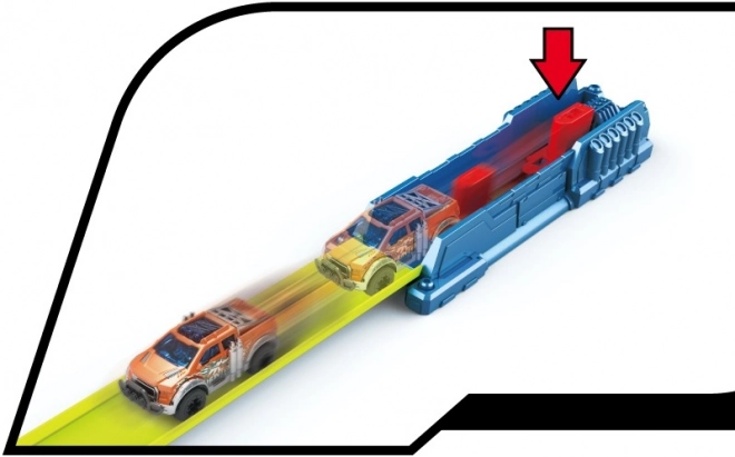 Autodráha nastavena Žraločí útok