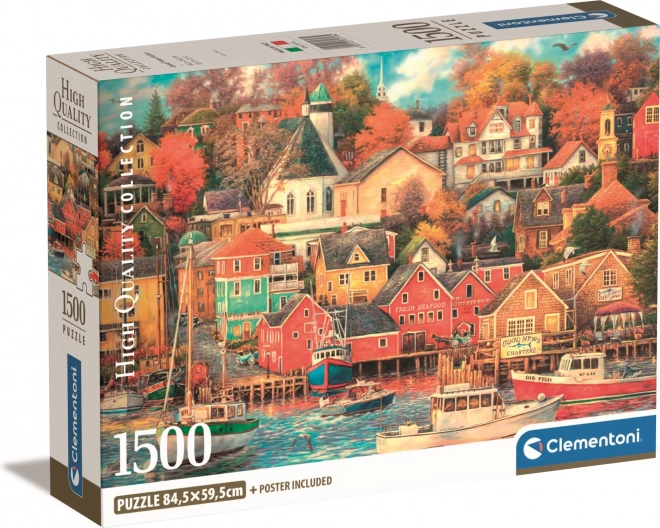 Puzzle 1500 dílků Kompaktní Dobré časy Přístav