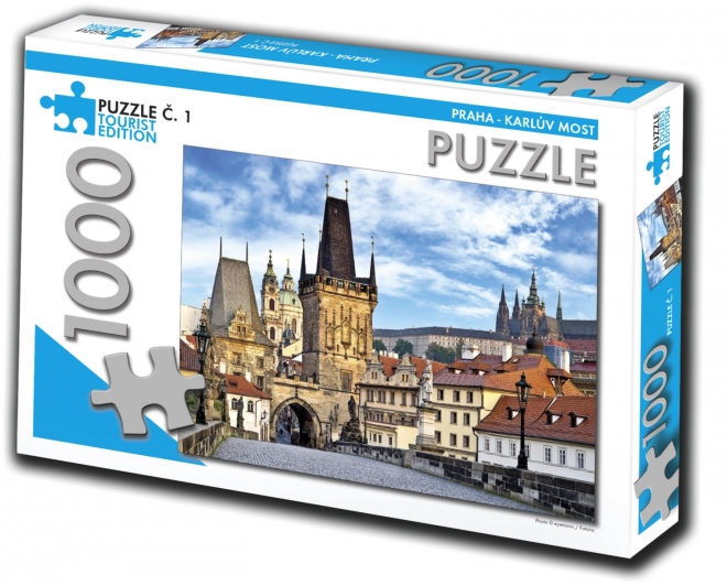 TOURIST EDITION Puzzle Praha - Karlův most 1000 dílků (č.1)