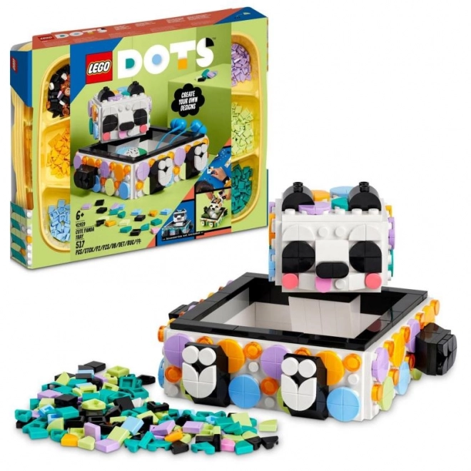 LEGO Dots 41959 Roztomilá pandí přihrádka