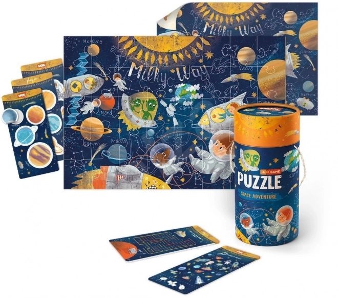 DODO Sada puzzle, her a doplňků Vesmírné dobrodružství