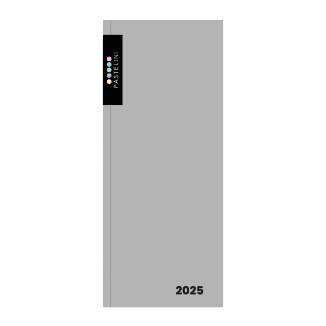 Měsíční diář 2025 šedá