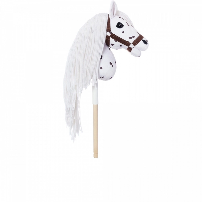 Koník na tyči Hobby Horse z kolekce HOPPIHORSE Sport Edition v barvě bílého leoparda