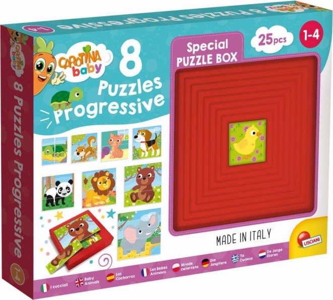 CAROTINA BABY 8 PUZZLE - Zvířátka