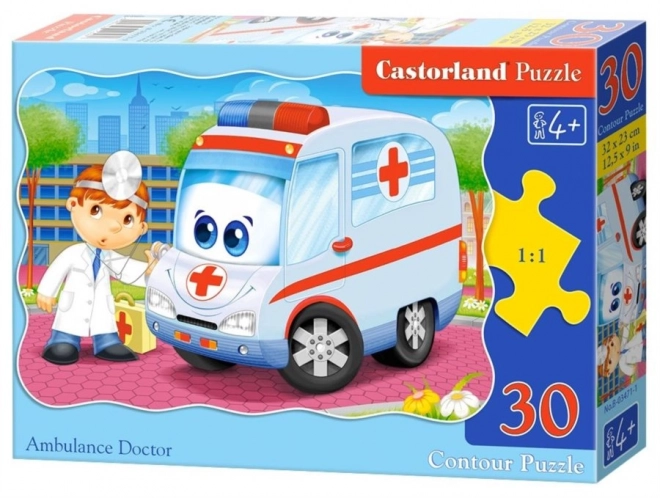 Puzzle Záchranářský Doktor s 30 dílky