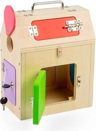Bigjigs Toys Activity board Domeček pro děti