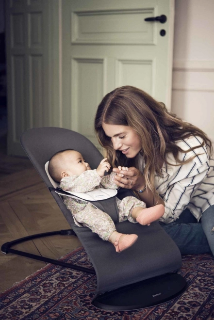 BABYBJORN - Lehátko BALANCE SOFT COTTON/JERSEY - růžová/šedá – Šedá / šedá