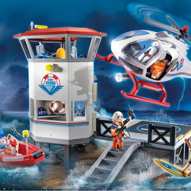 PLAYMOBIL® Rescue Action 70664 Mega Set Pobřežní stráž