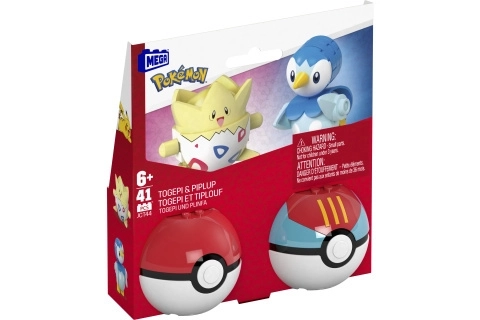 Mega Pokémon Pokéball - Piplup a Togepi