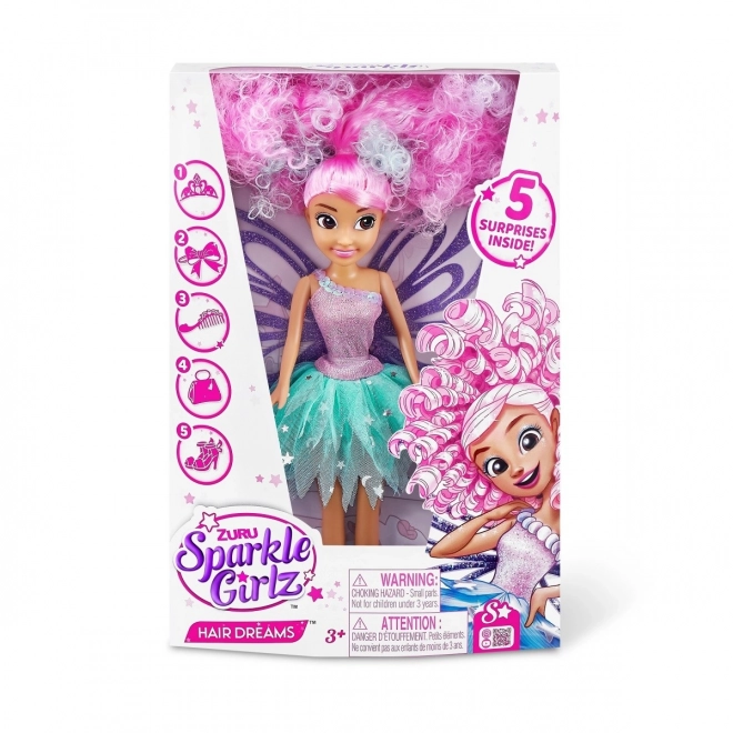 10,5palcová panenka Sparkle Girlz Dream styling