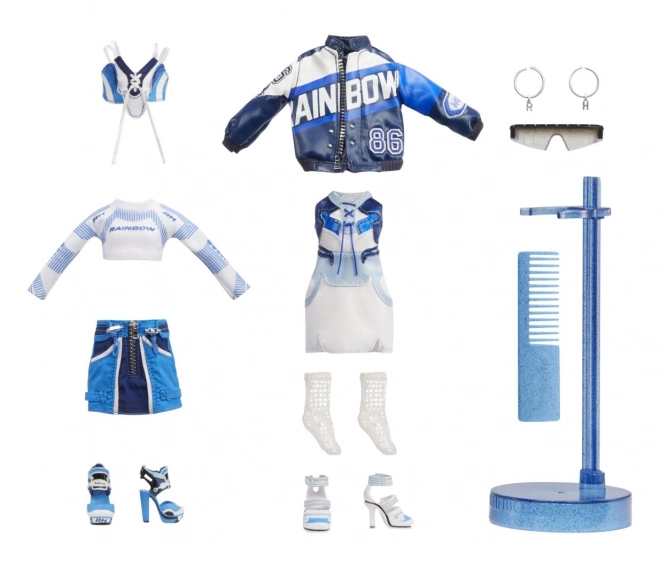 Rainbow High Fashion panenka, série 4 - Coco Vanderbalt (Cobalt)