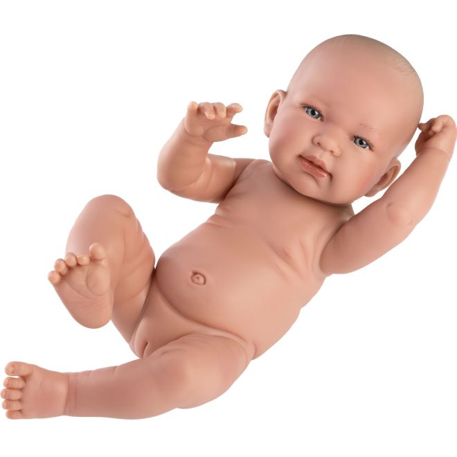Llorens 73802 NEW BORN HOLČIČKA - realistická panenka miminko s celovinylovým tělem - 40 cm