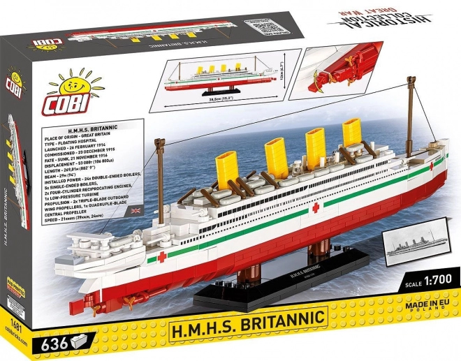Model lodě H.M.H.S. Britannic 1:700